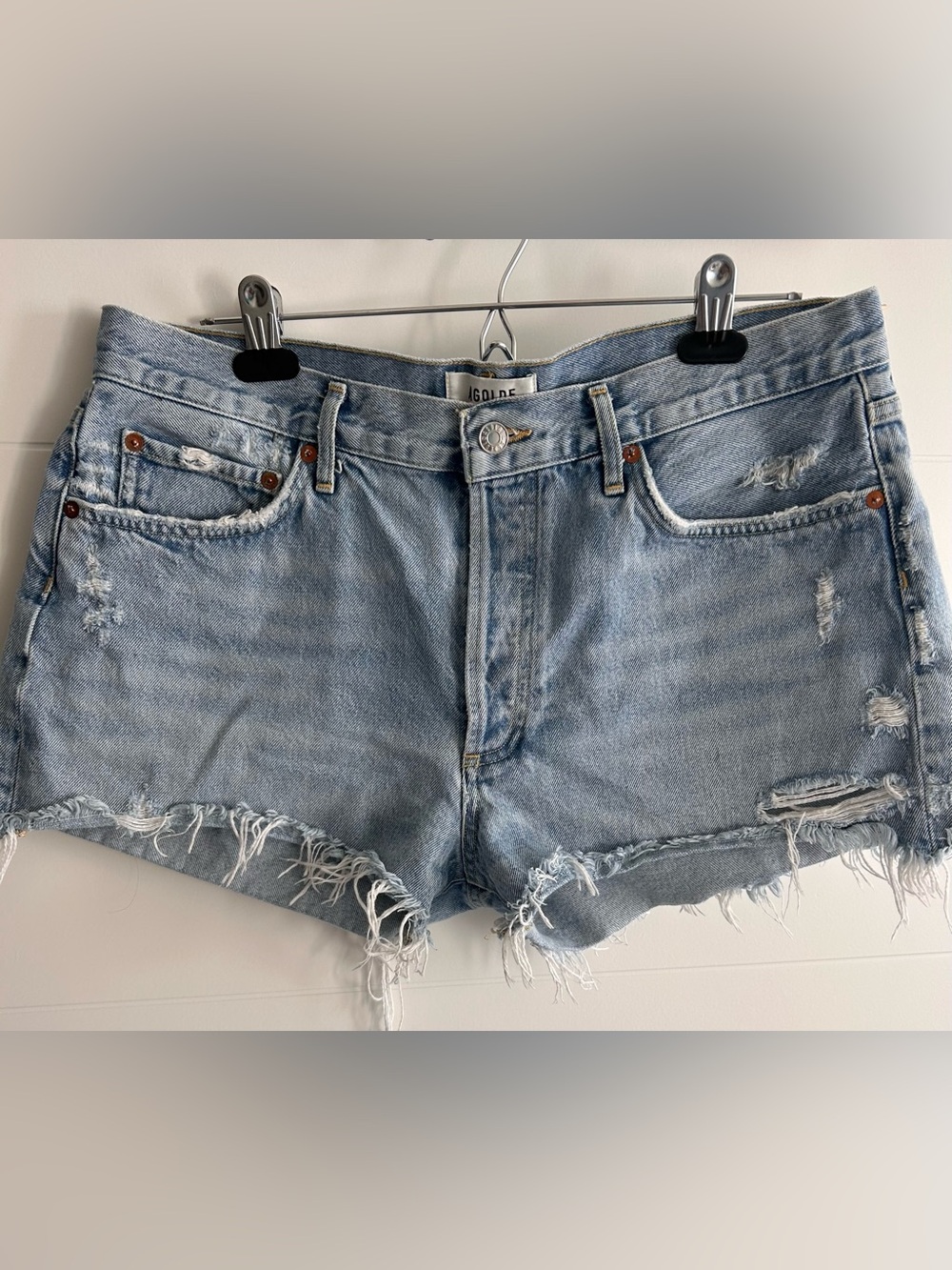 AGOLDE denim shorts